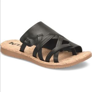 KORKS SAHARA SANDAL, SIZE U.S 9, BLACK, BRAND NEW